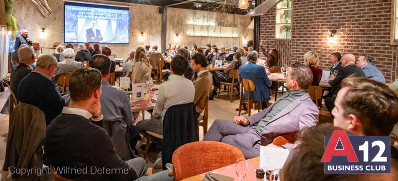 Fotoalbum - Eindejaarsbuffet met lezing over humor en de Antwerpse taal - A12 Business Club - Evenement